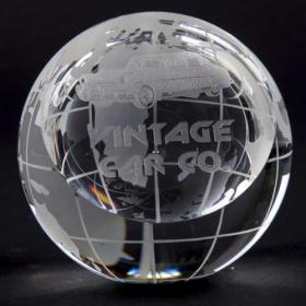 E143 80mm Optical Crystal Globe