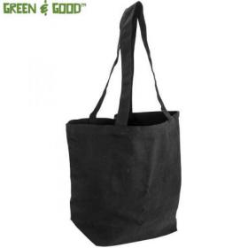 E080 Green & Good Bayswater Black Canvas Bag