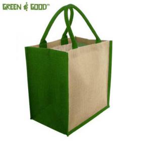 E081 Green & Good Brighton Jute Bag