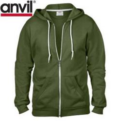 Cheap Stationery Supply of E160 Anvil Adult Full Zip Hoodie Office Statationery