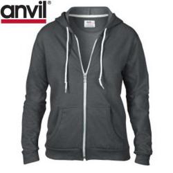 Cheap Stationery Supply of E160 Anvil Ladies Full Zip Hoodie Office Statationery