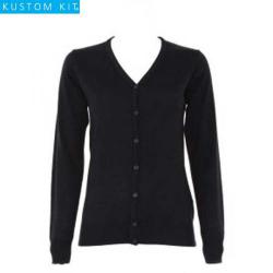 Cheap Stationery Supply of E158 Kustom Kit Ladies V-Neck Cardigan Office Statationery